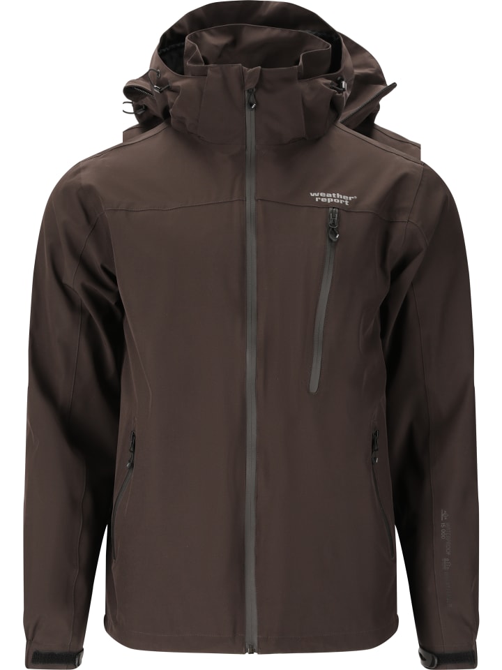 

Куртка-дождевик DELTON W-PRO15000 цвета 1283 Espresso Weather Report