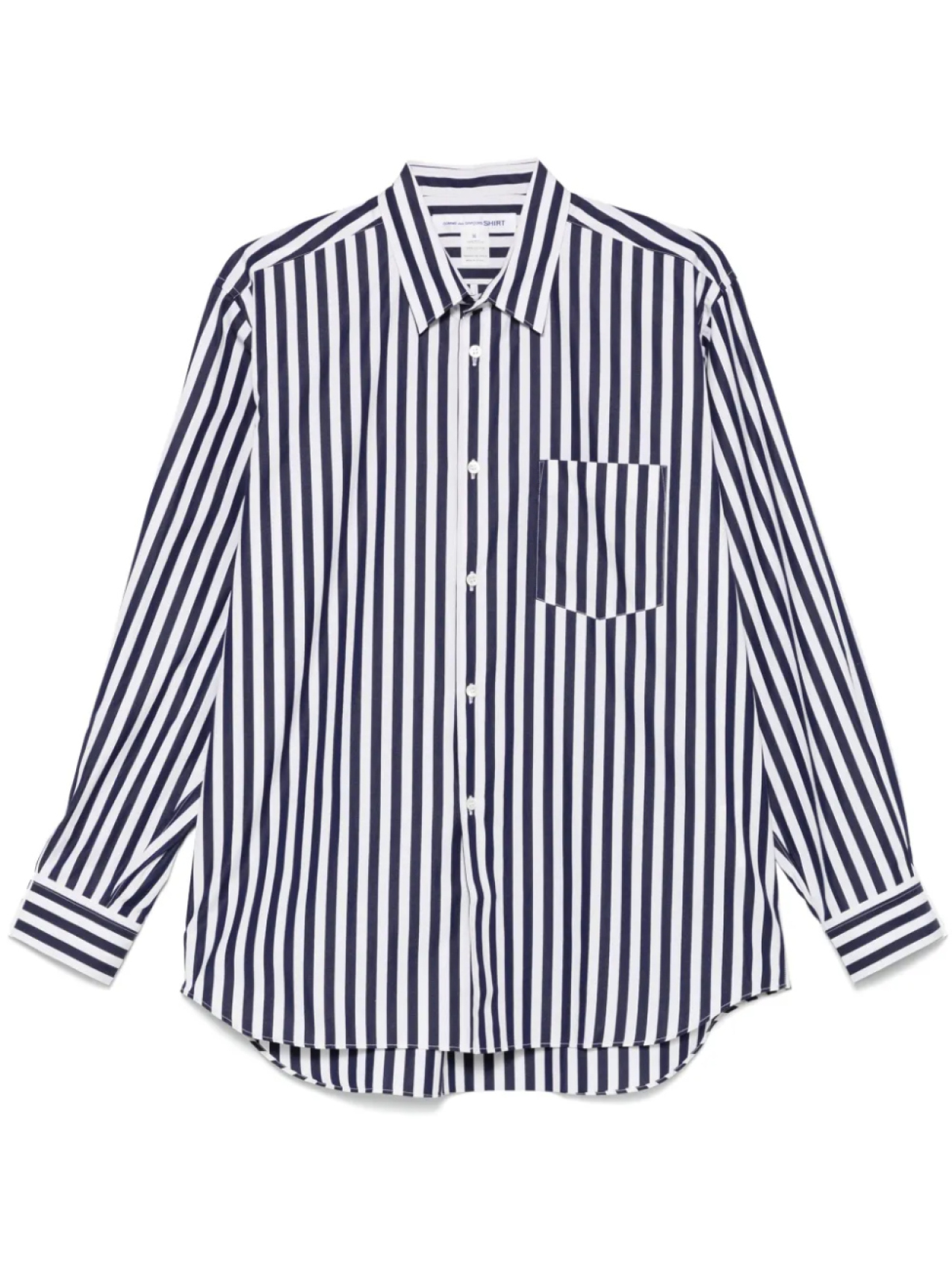 

Рубашка в полоску Comme Des Garçons Shirt, синий