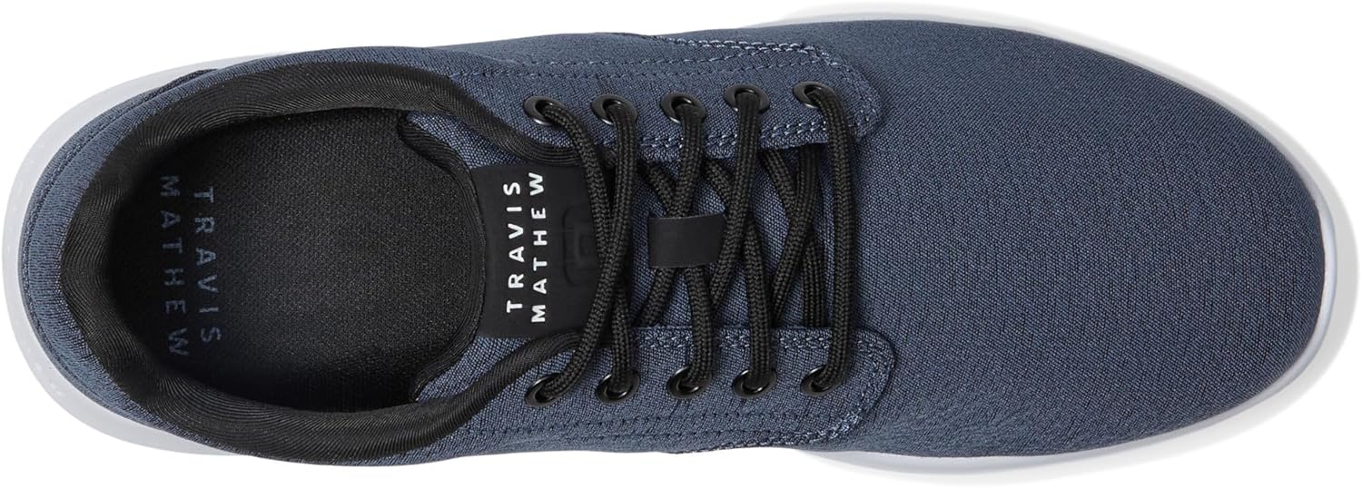Кроссовки TravisMathew Mens The Daily 2.0 Woven, Heather Vintage Indigo — фото 2