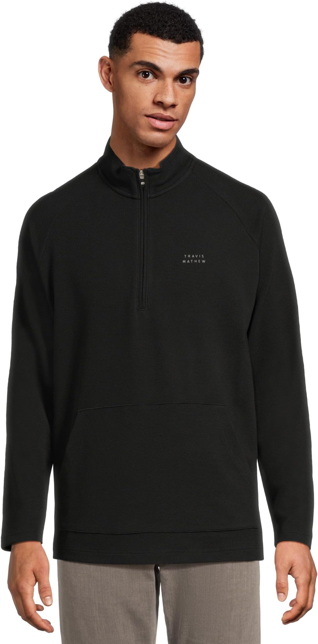 

Мужская спортивная вафельная куртка TravisMathew, Black