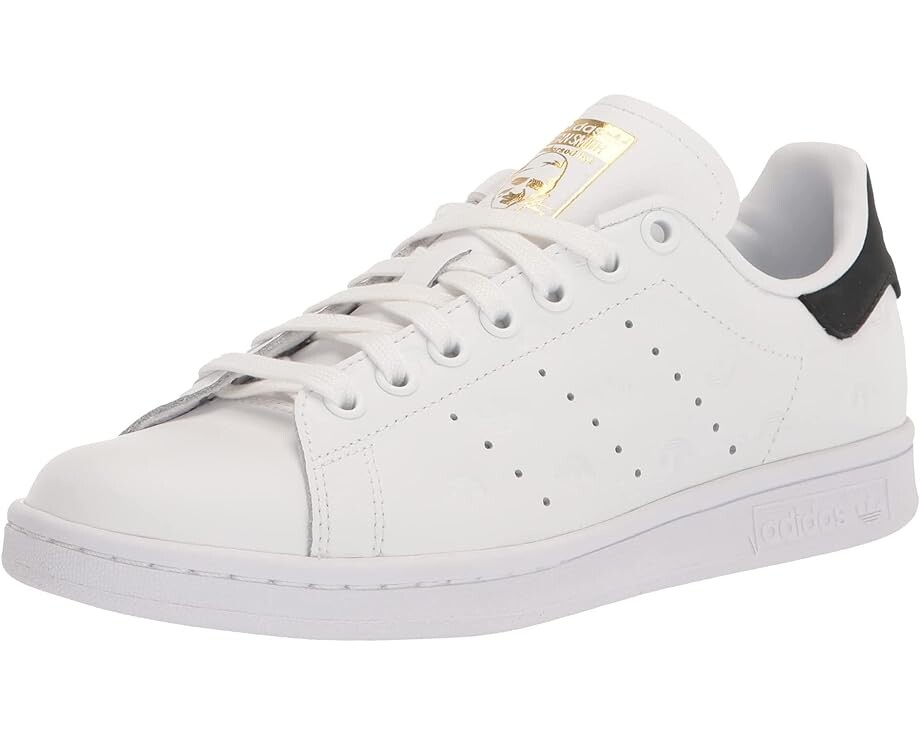 

Кроссовки Adidas Stan Smith, цвет White/Black/Gold Metallic