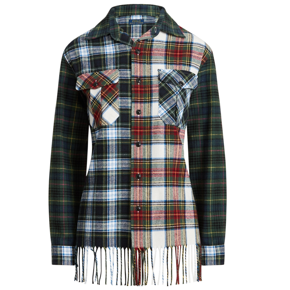 

Женская рубашка SS24 разноцветная Polo Ralph Lauren, мультиколор