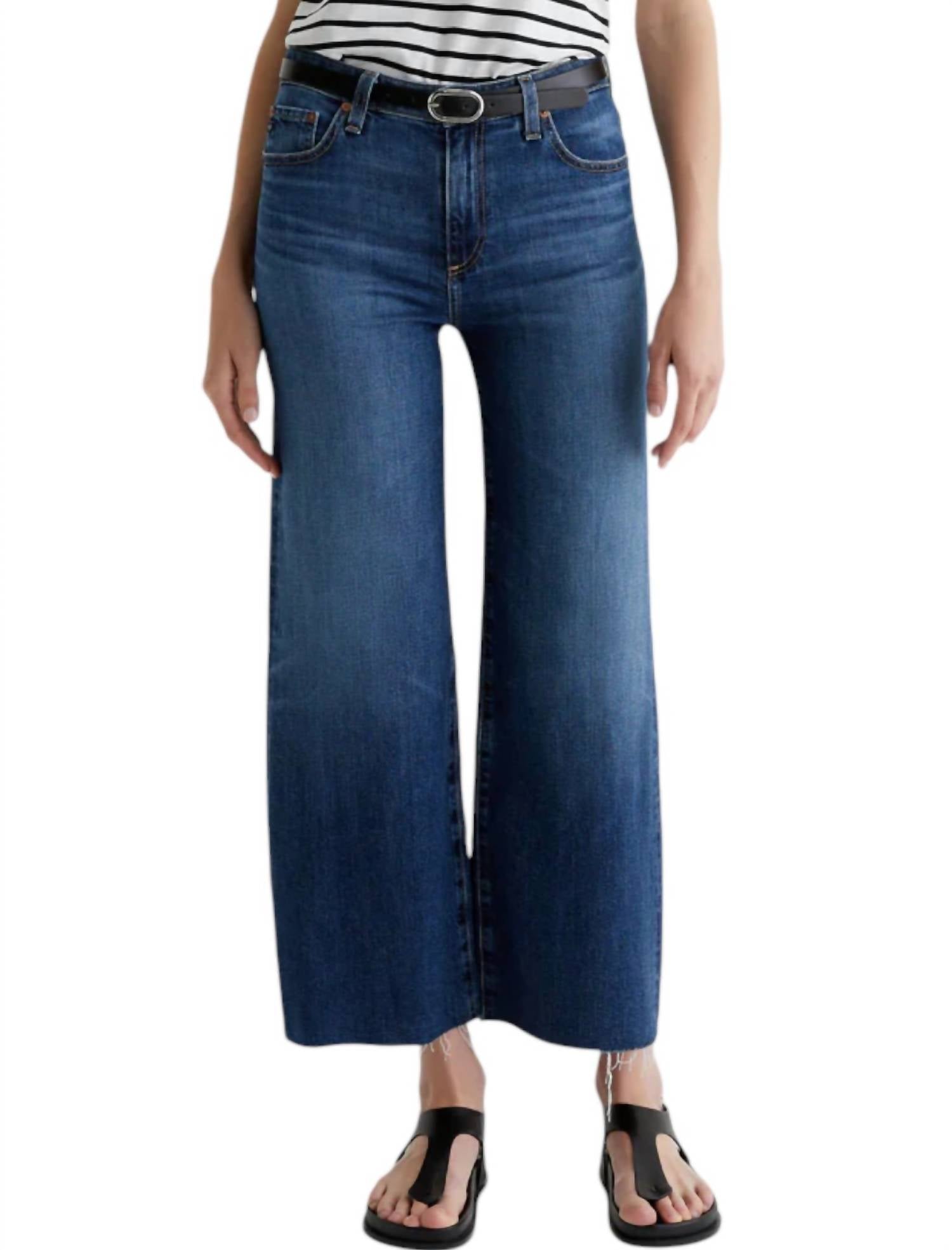 

Укороченные джинсы Saige Wide Leg In Plume AG Jeans