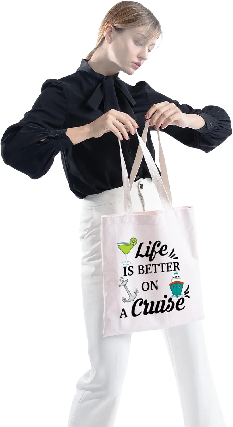 Косметичка на молнии с надписью «Life is Better On A Cruise» Bauna — фото 3