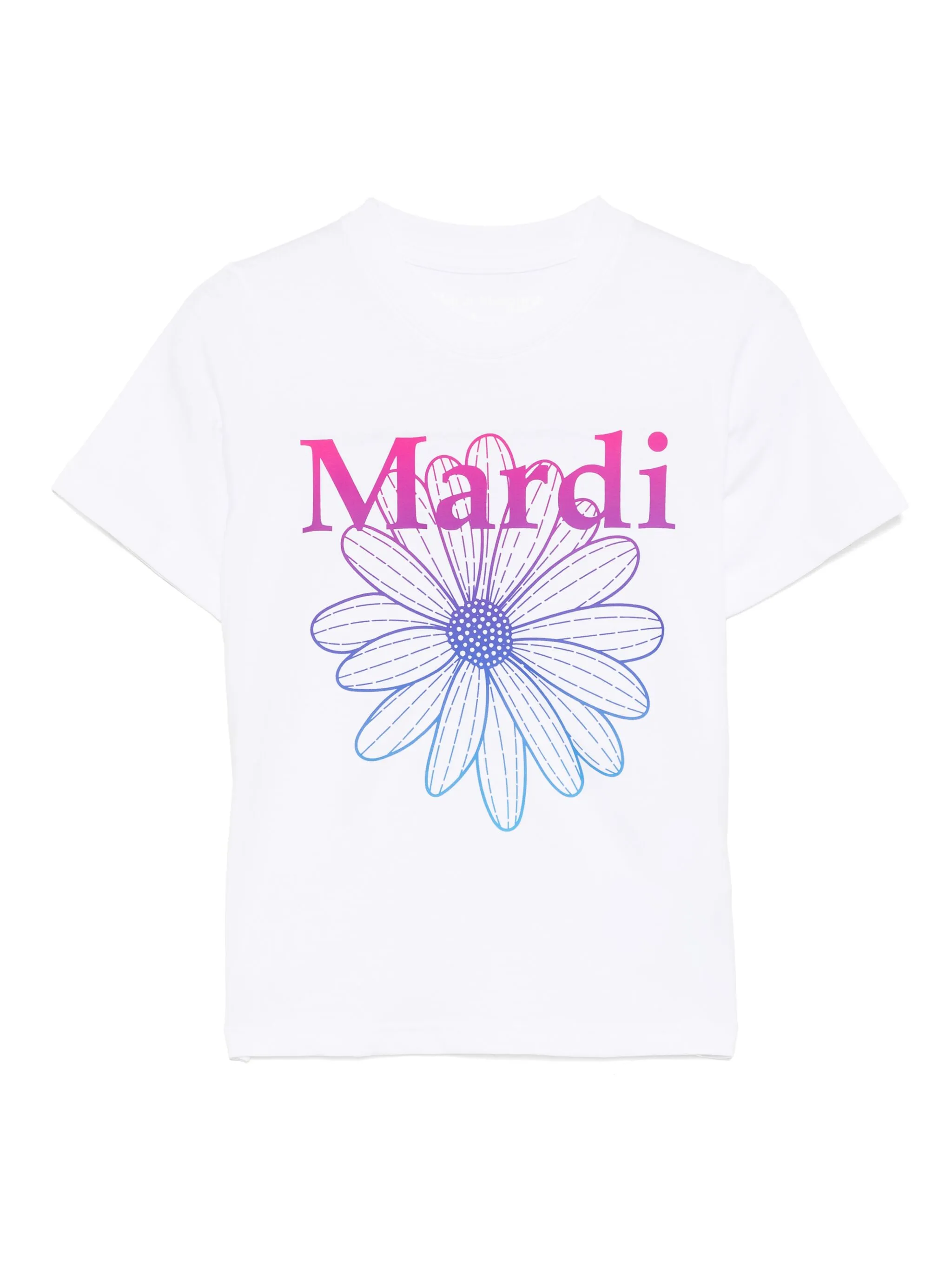 

Футболка с логотипом Mardi Mercredi Les Petites, белый