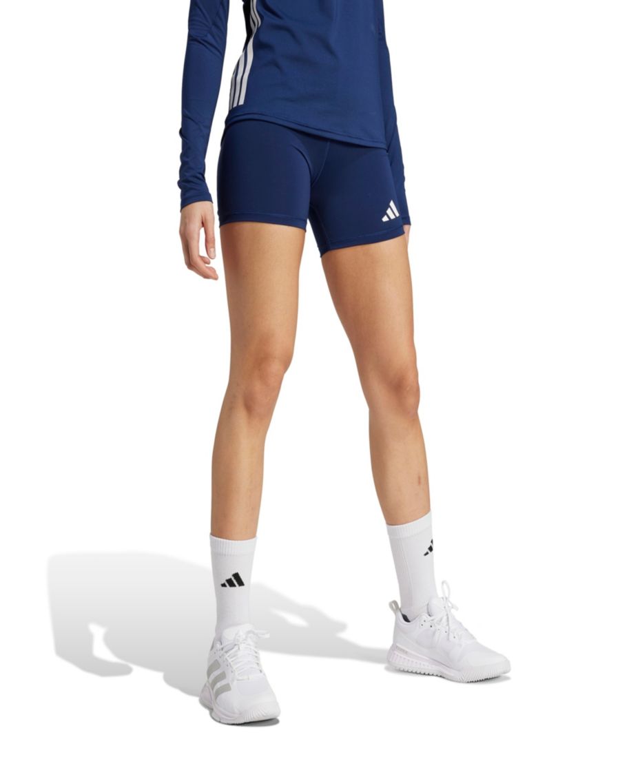 Женские волейбольные шорты Techfit с высокой посадкой Adidas, Team Navy Blue — фото 3