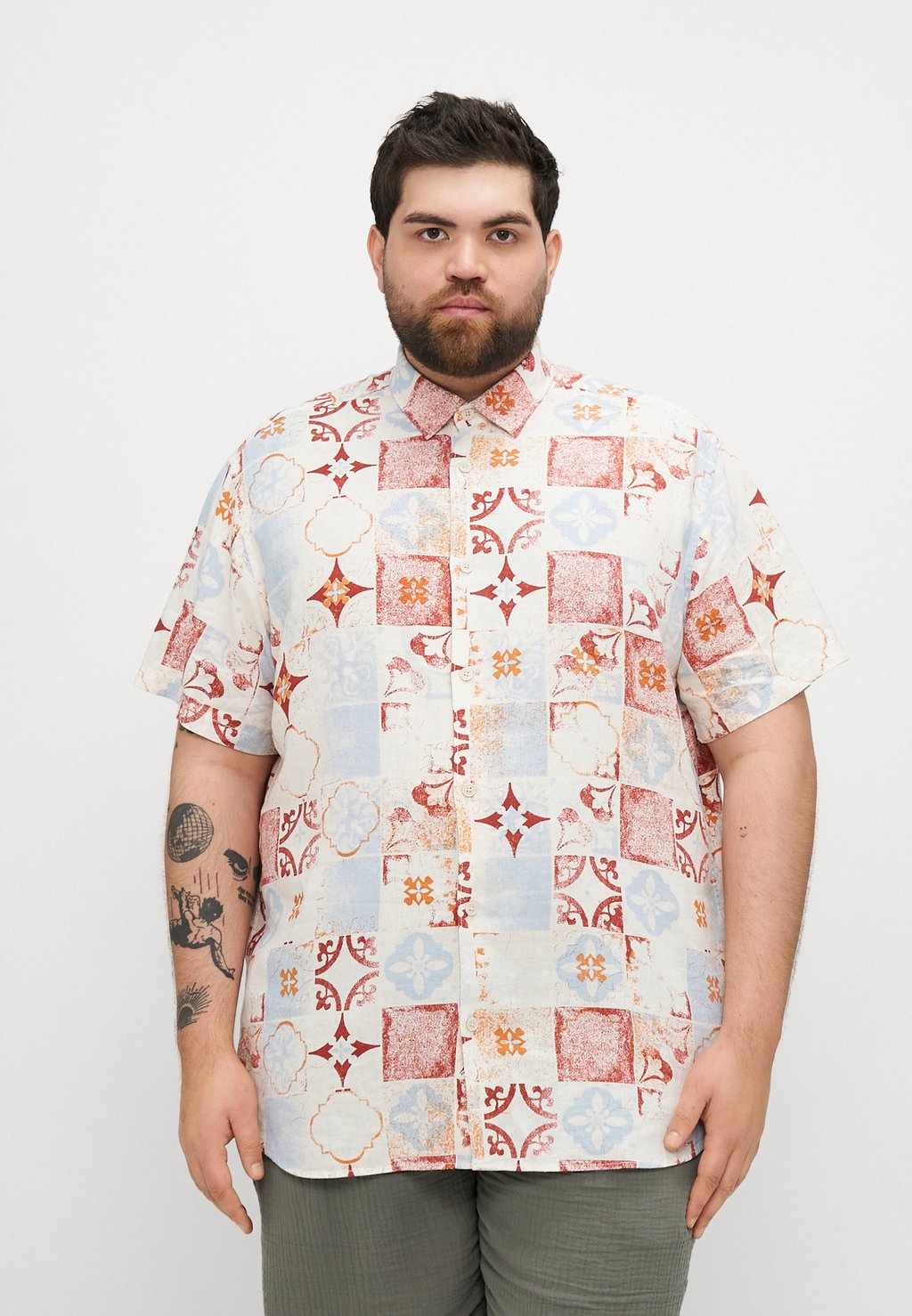 

Рубашка JORHYDRA SHIRT Jack & Jones, кремовый