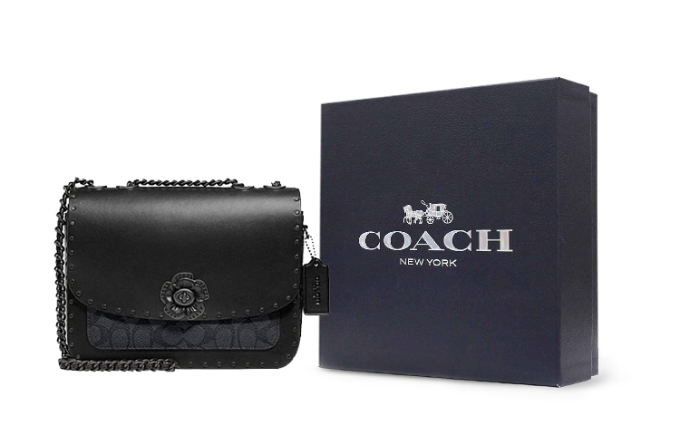 

COACH Маленькая кожаная сумка Мэдисон квадратной формы