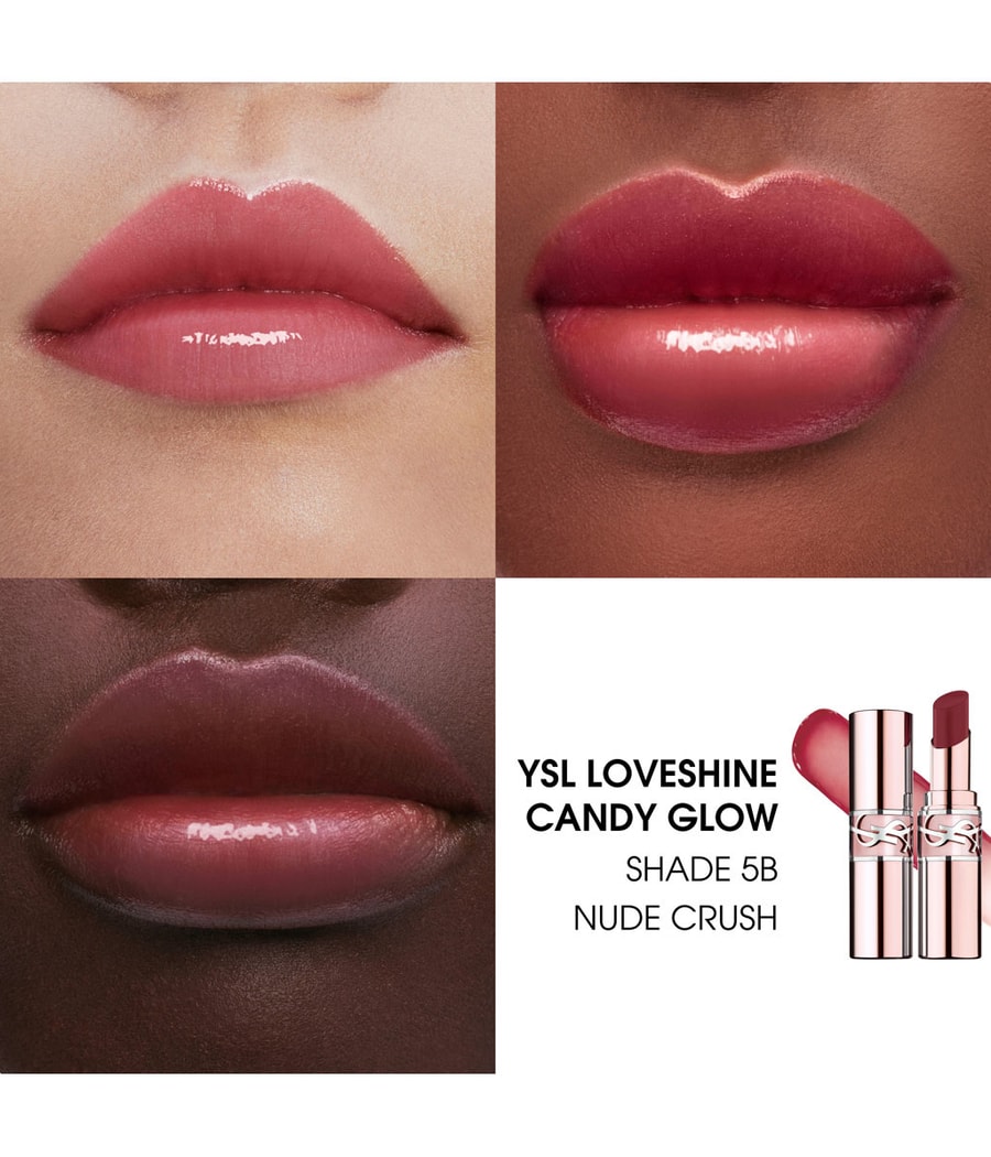 Бальзам для губ Yves Saint Laurent Loveshine Candy Glow, 5B nude crush, 3,1 г — фото 3