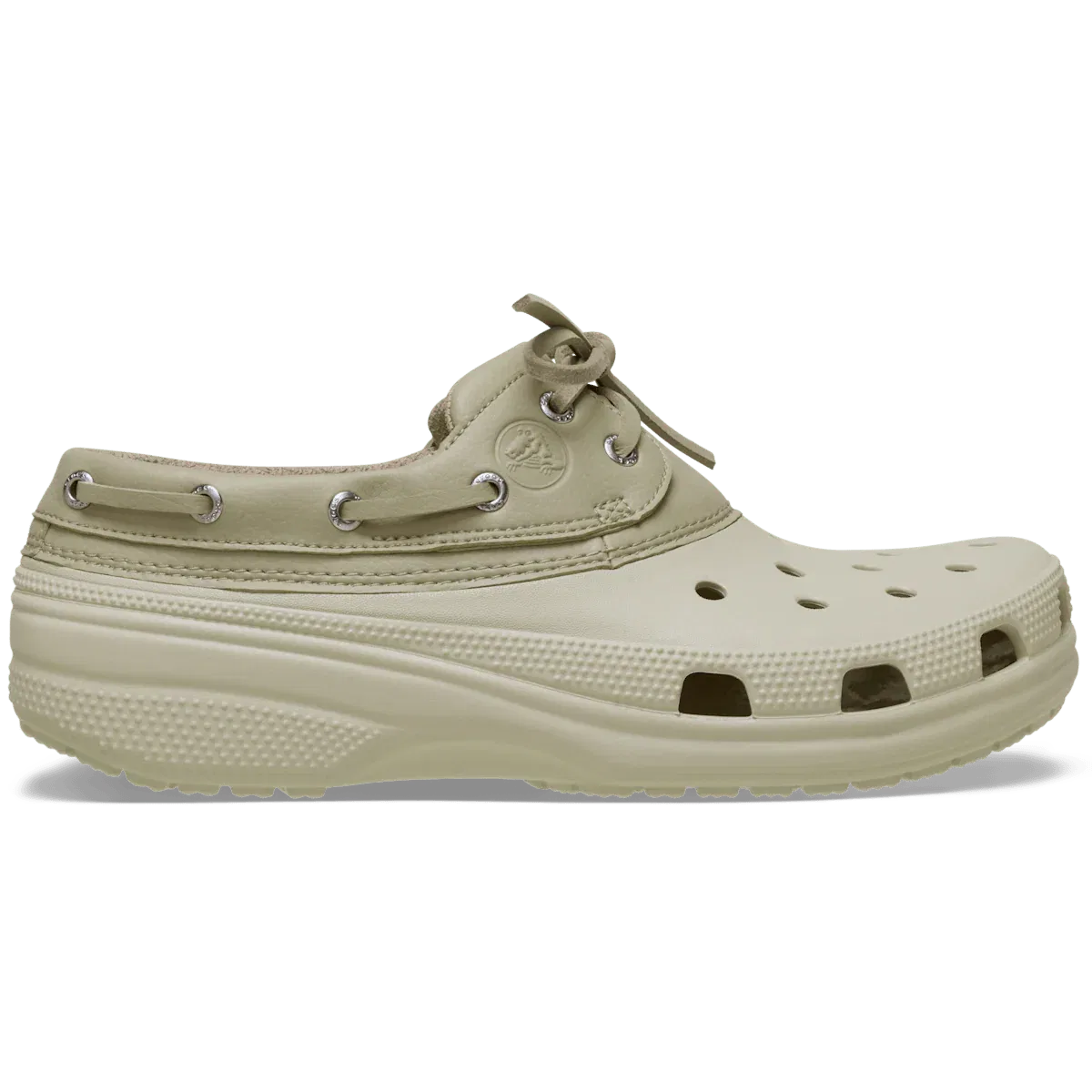 Классические лодочные туфли Crocs, Bone/Moth