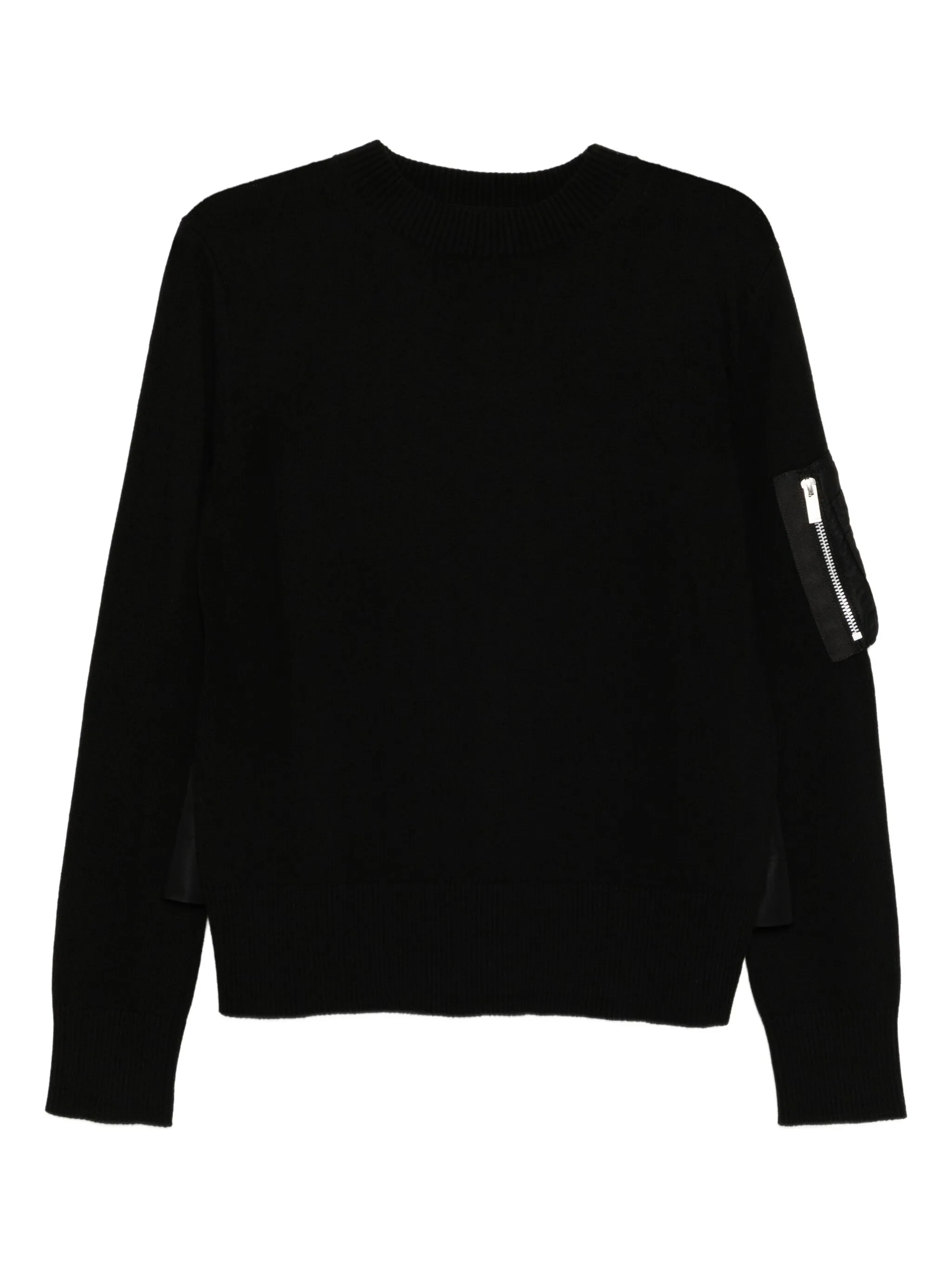 

Джемпер с нашивкой Sacai, черный