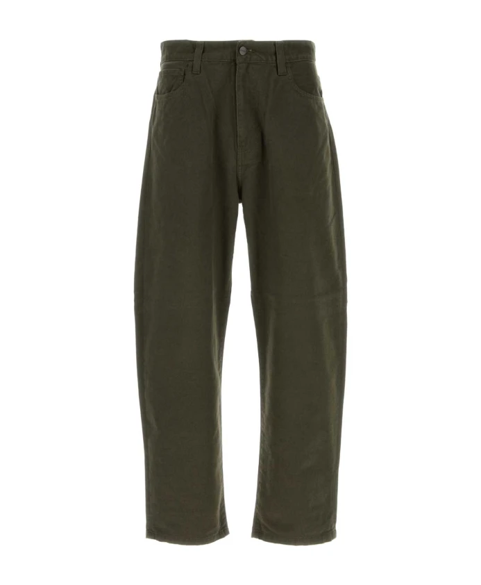 

Хлопковые брюки Landon Carhartt Wip, зеленый