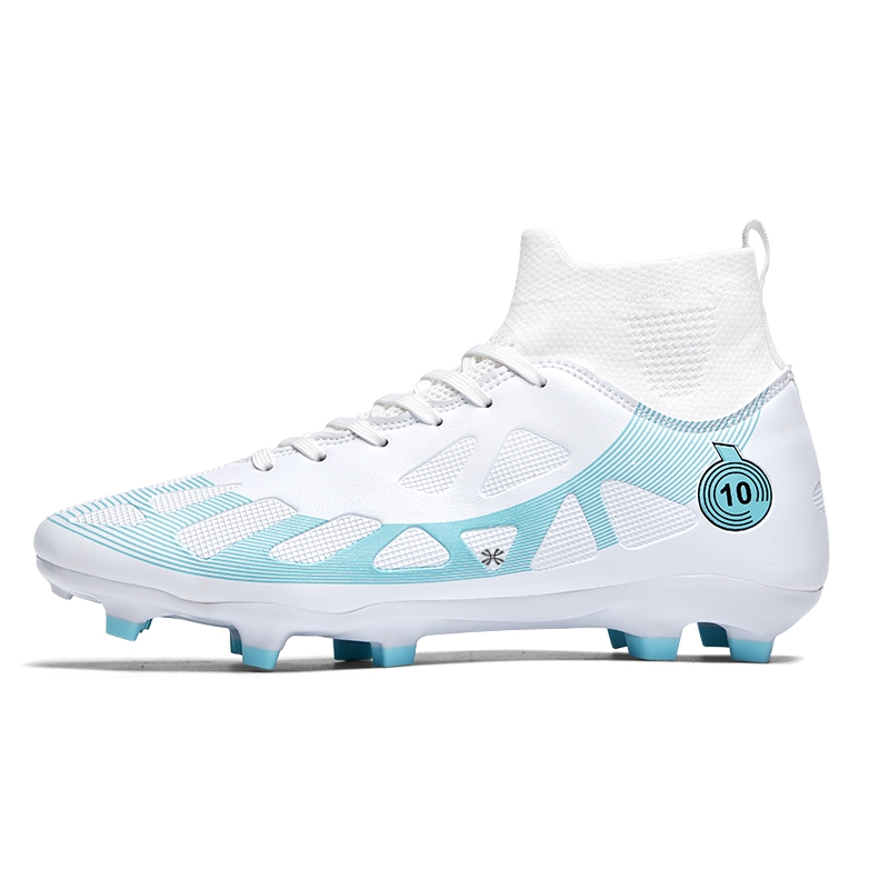 

Футбольные бутсы детские с высоким верхом, устойчивые к износу и скольжению, для подростков YUZHAOLIN, белый