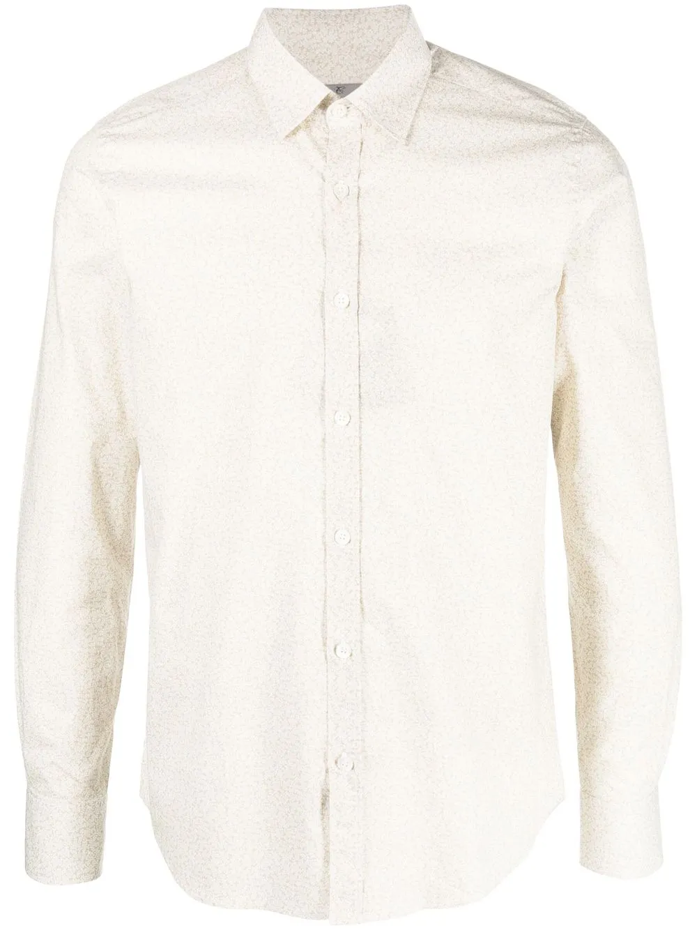 

Однотонная рубашка на пуговицах Canali, нейтральный