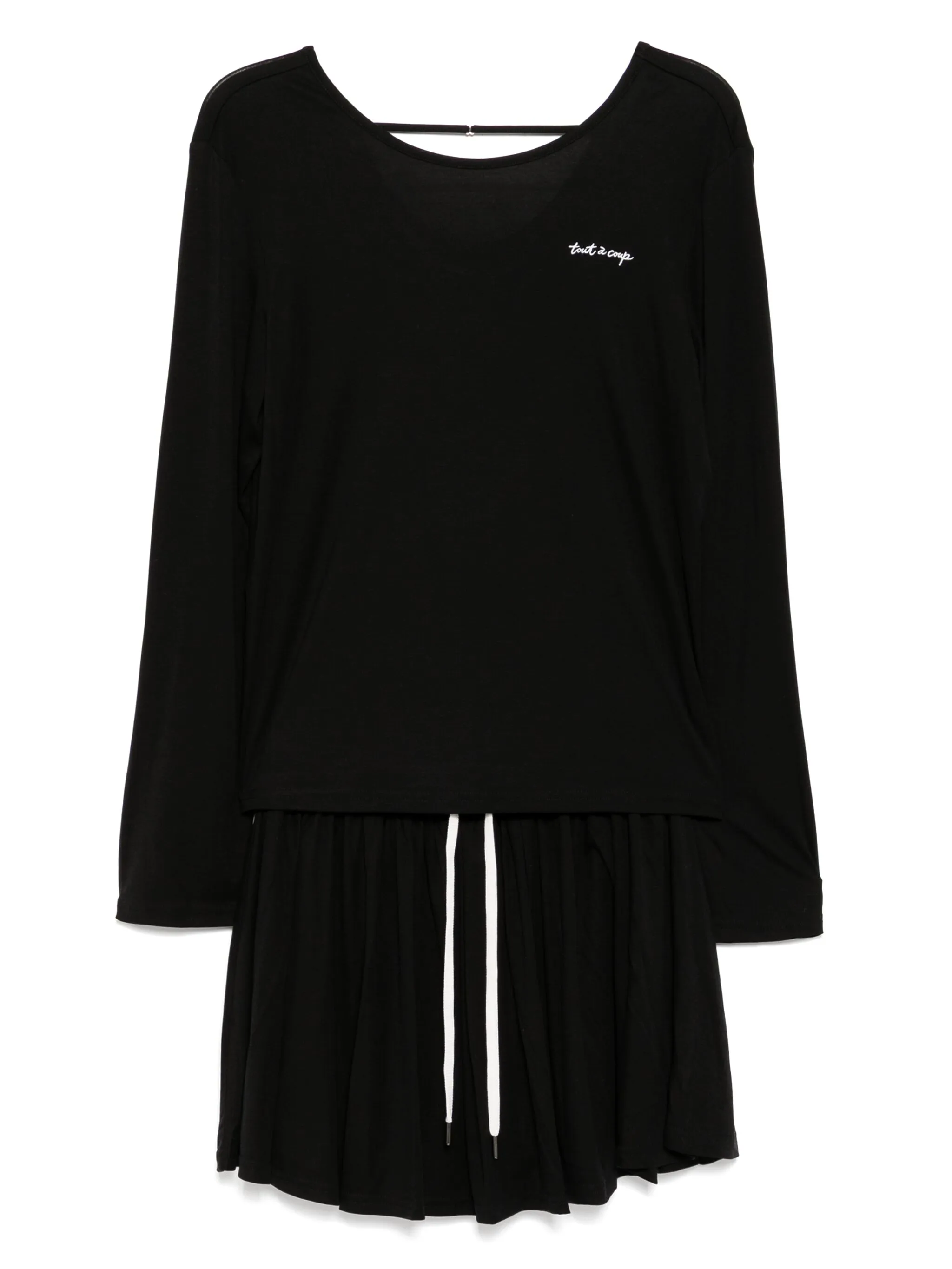 

Комплект из футболки и шортов с логотипом Tout A Coup, черный