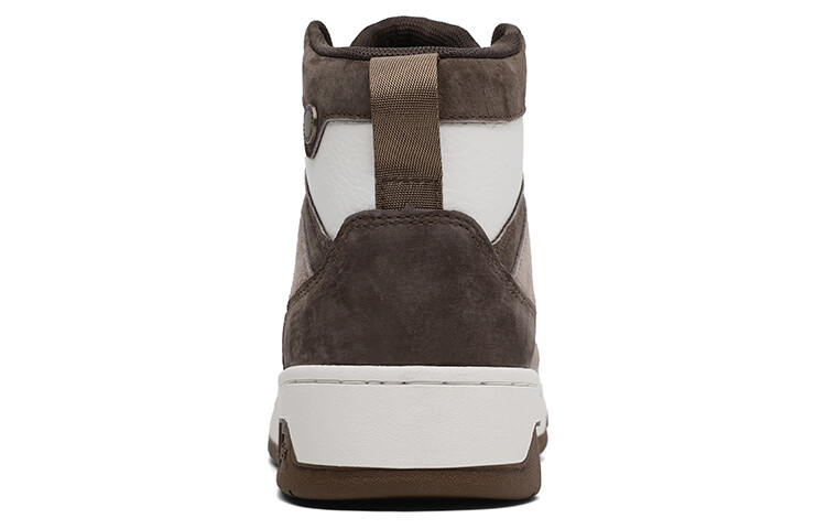 Кроссовки Dickies Skateboarding Shoes Men High-top White/Brown, коричневый — фото 4