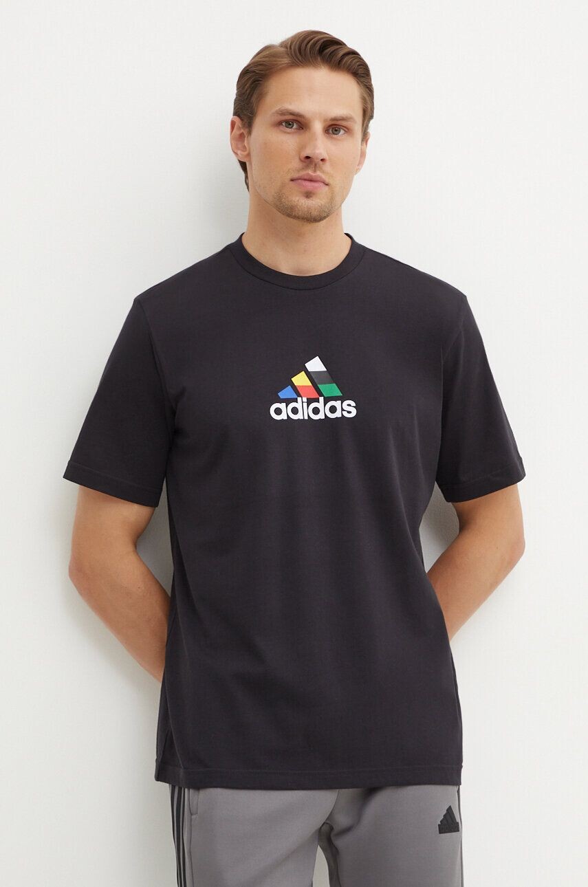 

Футболка Tiro из хлопка adidas, черный