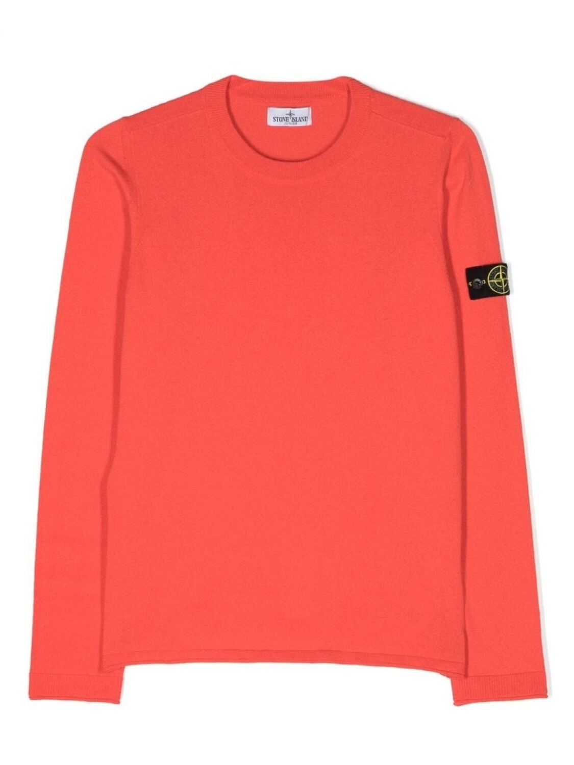 

Stone Island Junior джемпер с нашивкой-логотипом, красный