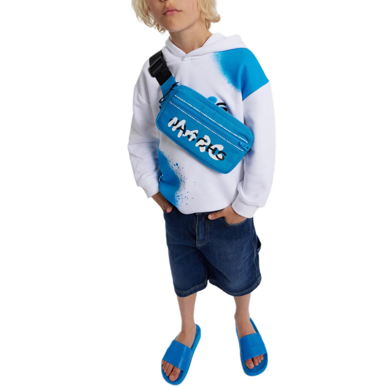 Шорты SS24 Kids' Indigo MARC JACOBS — фото 4