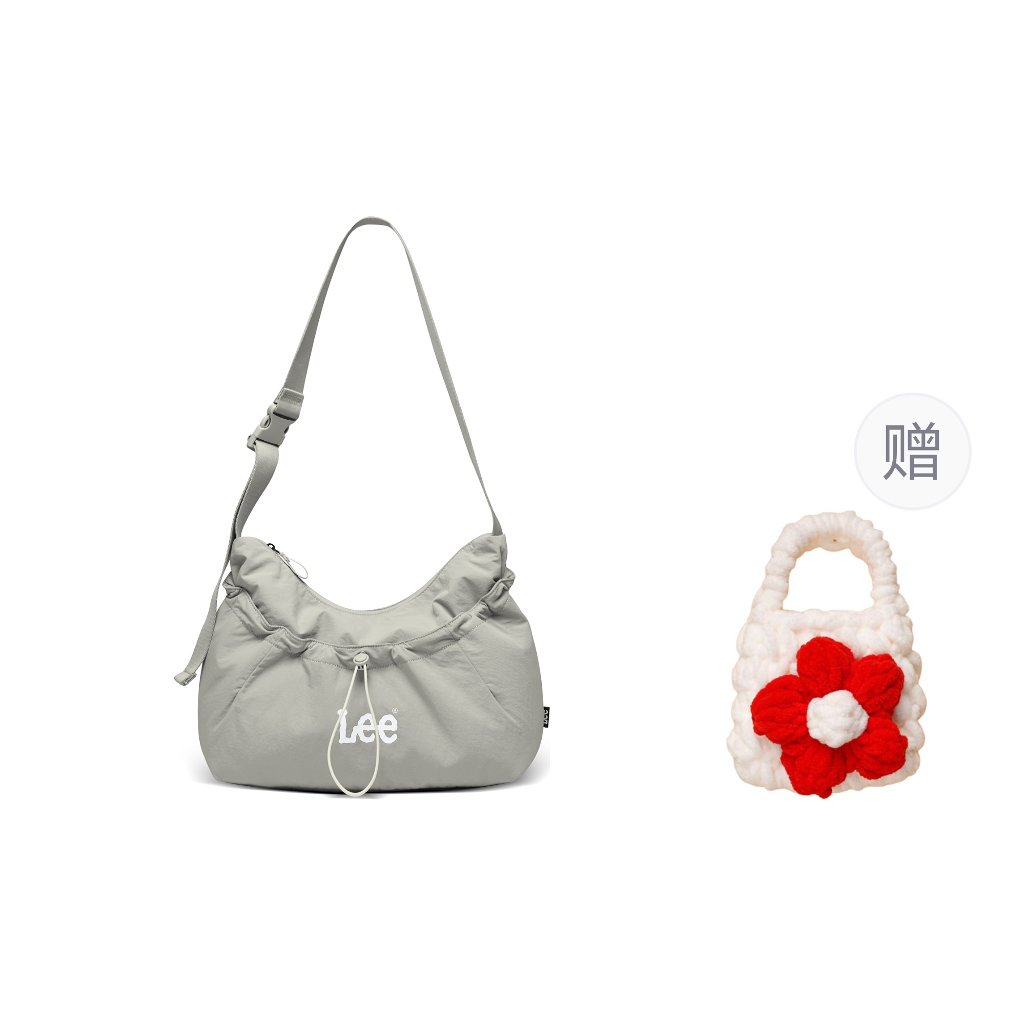 

Lee Тканевая сумка через плечо, Gray Green+Limited Time Gift