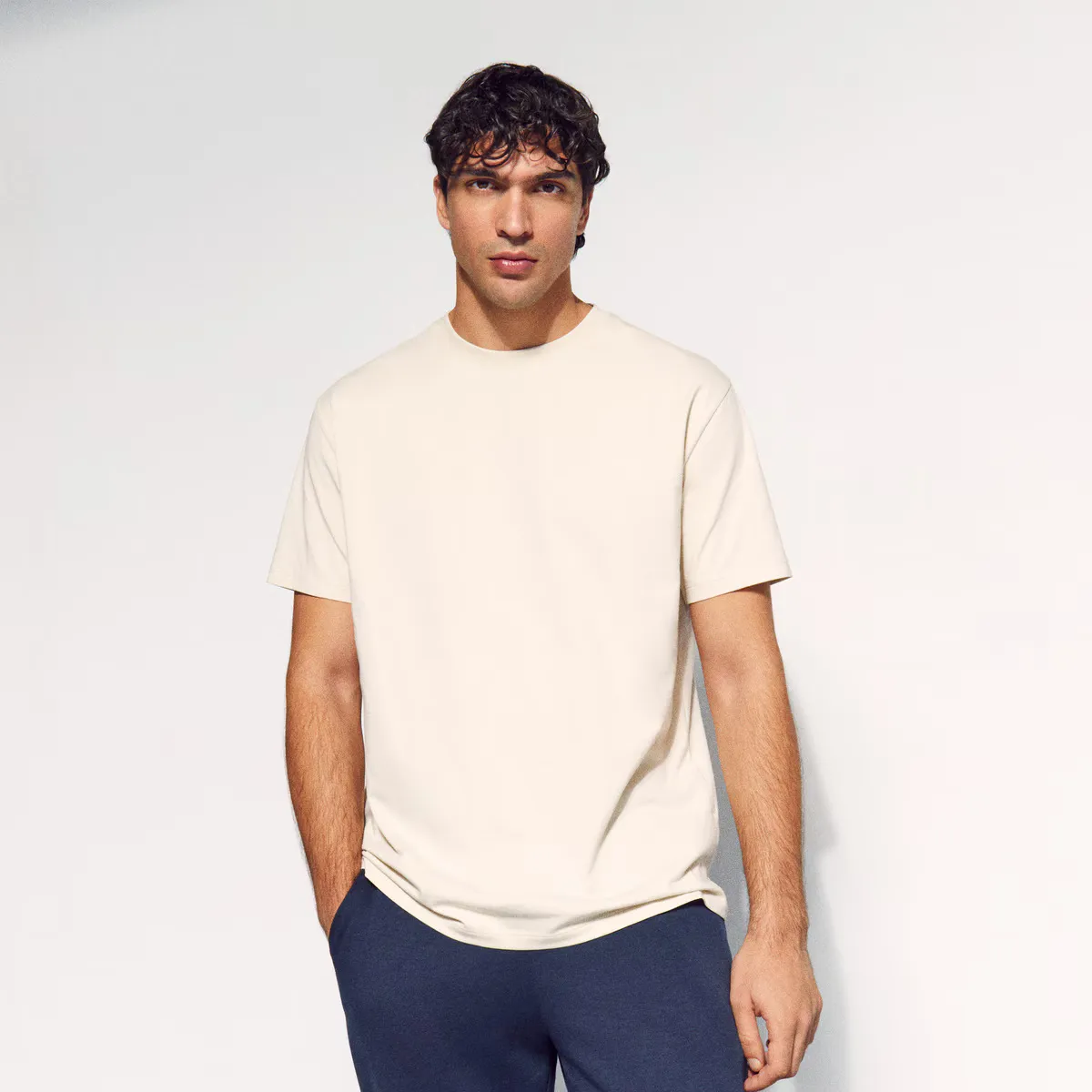 

Boomerang мужская футболка Sportcasual с коротким рукавом, бежевый