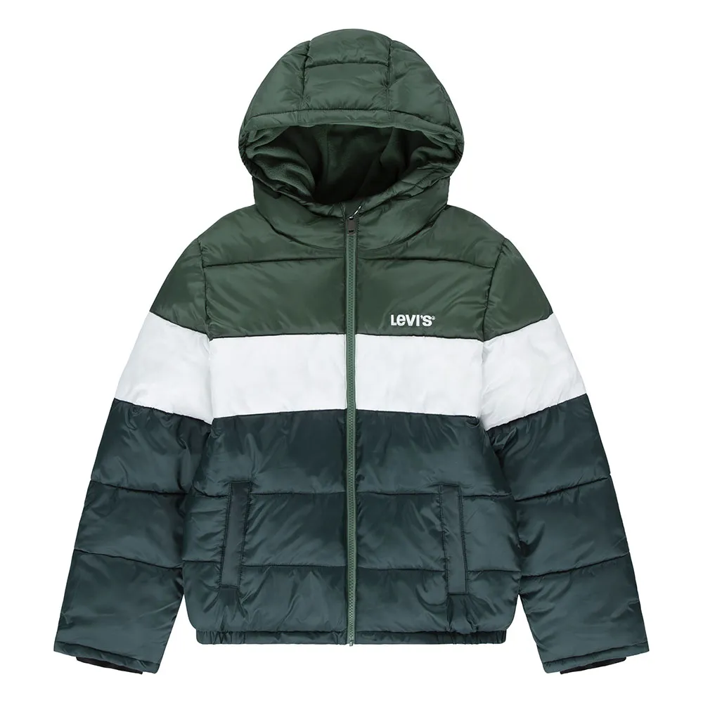 

Куртка Levi's Block Puffer, зеленый
