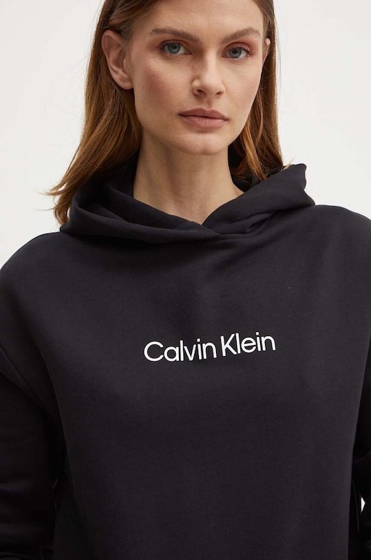 Хлопковая толстовка Calvin Klein, черный — фото 4