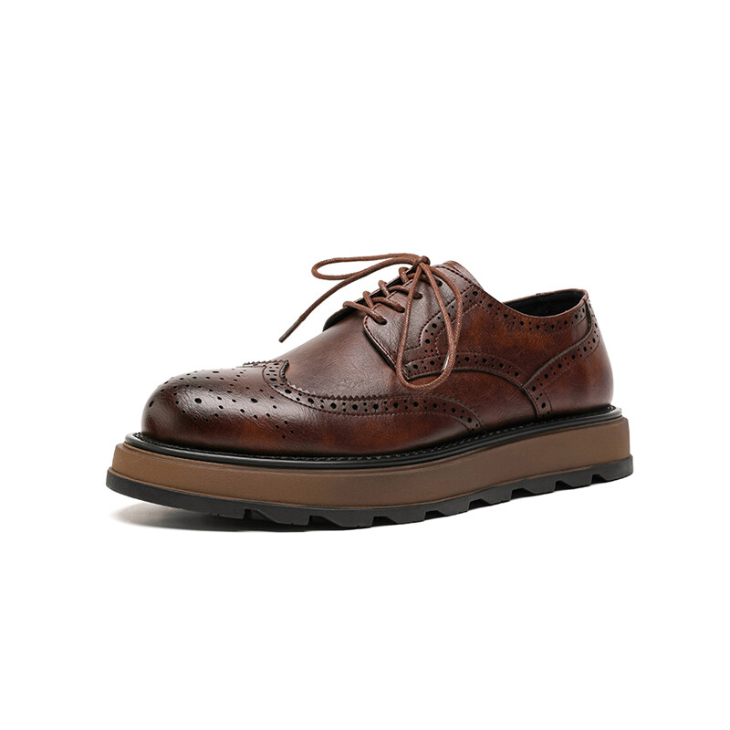 

Туфли BVFNLEE Men's Casual Shoes Men Low-Top, коричневый