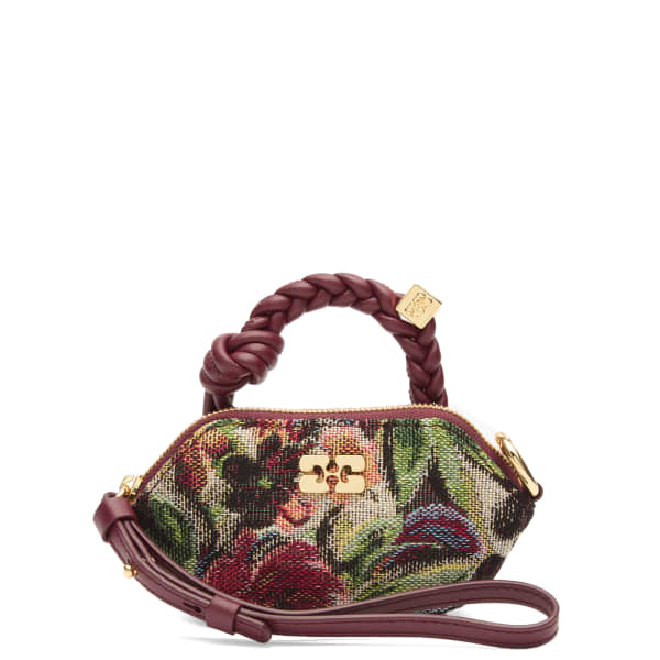 

Нано-Сумка Bou bag Ganni, Tawny Port