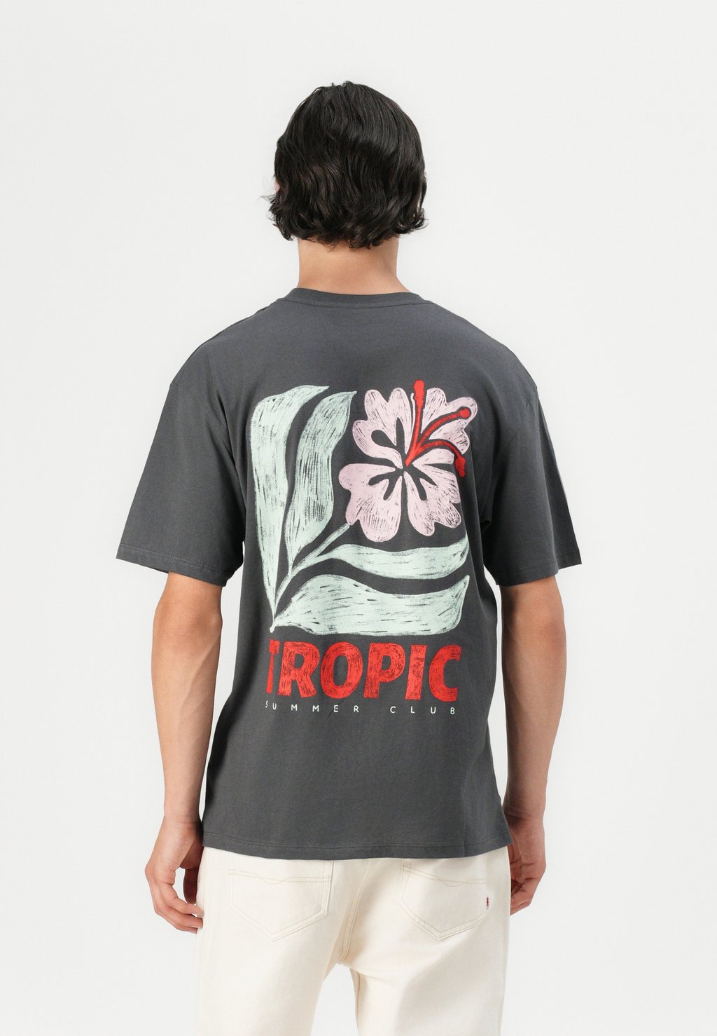 

Футболка с принтом JORTROPIC SUMMER TEE Jack & Jones, цвет Dark Shadow