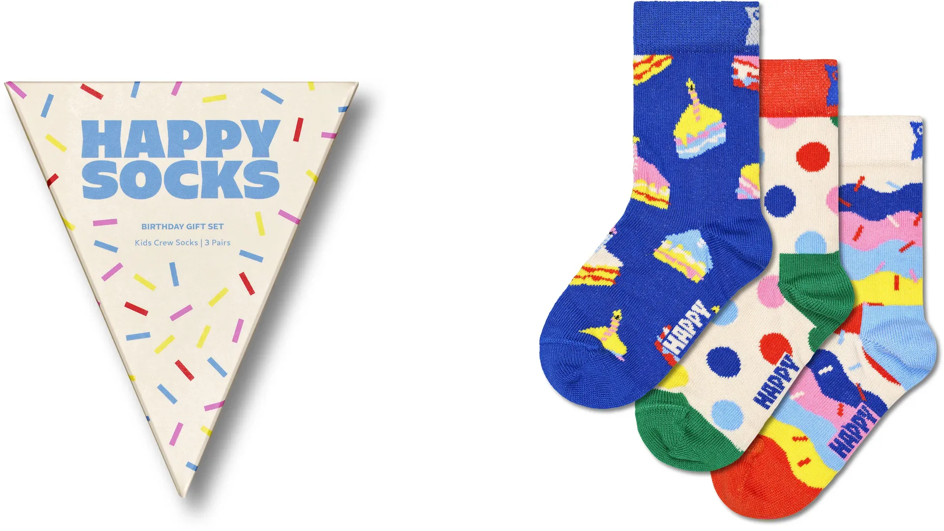 

Носки Happy Socks, подарочный набор на день рождения, цвет Bunt