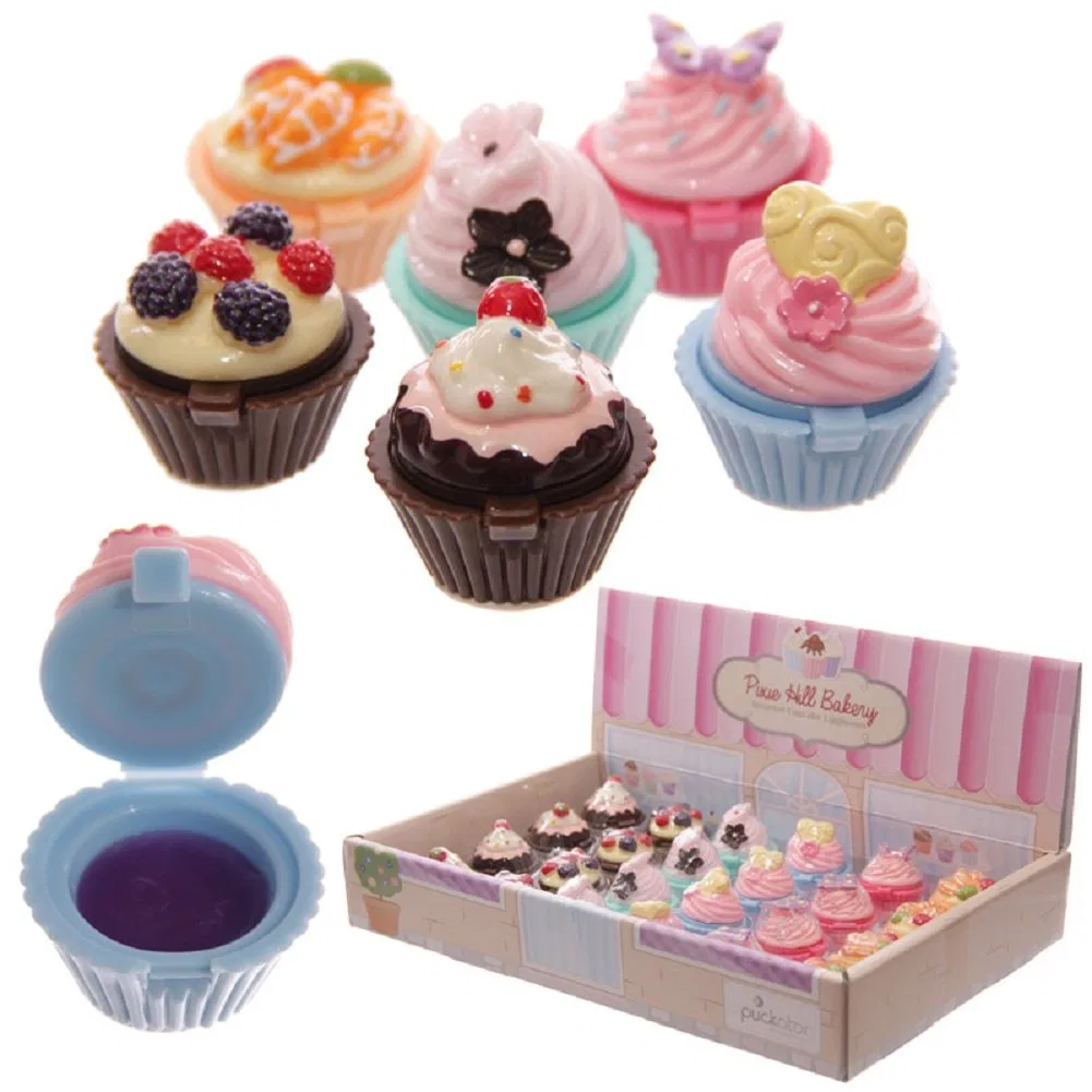 Набор бальзамов для губ Yummy Cupcake Delights, 4 шт. Bm