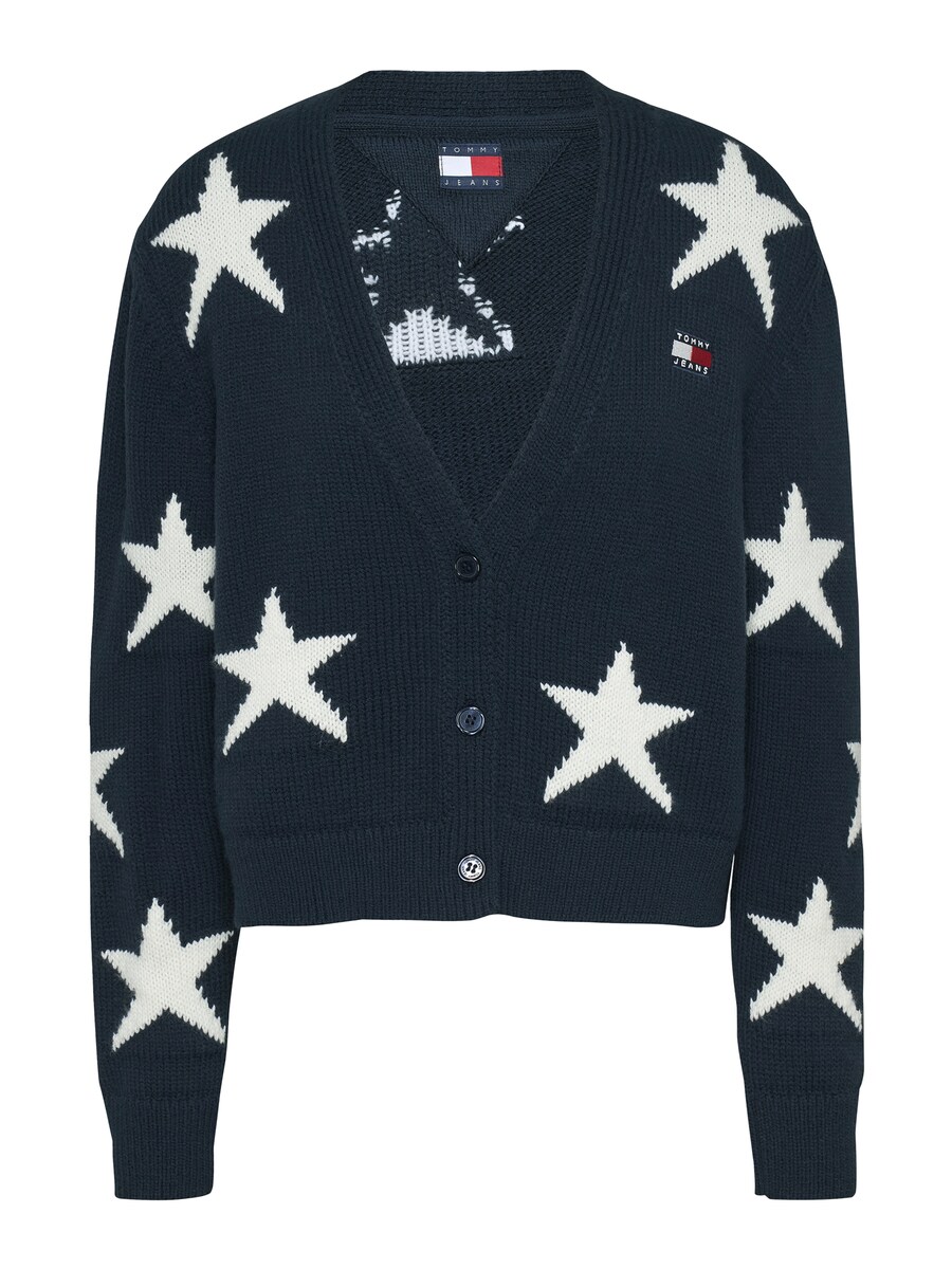 

Вязаный кардиган Tommy Jeans, темно-синий