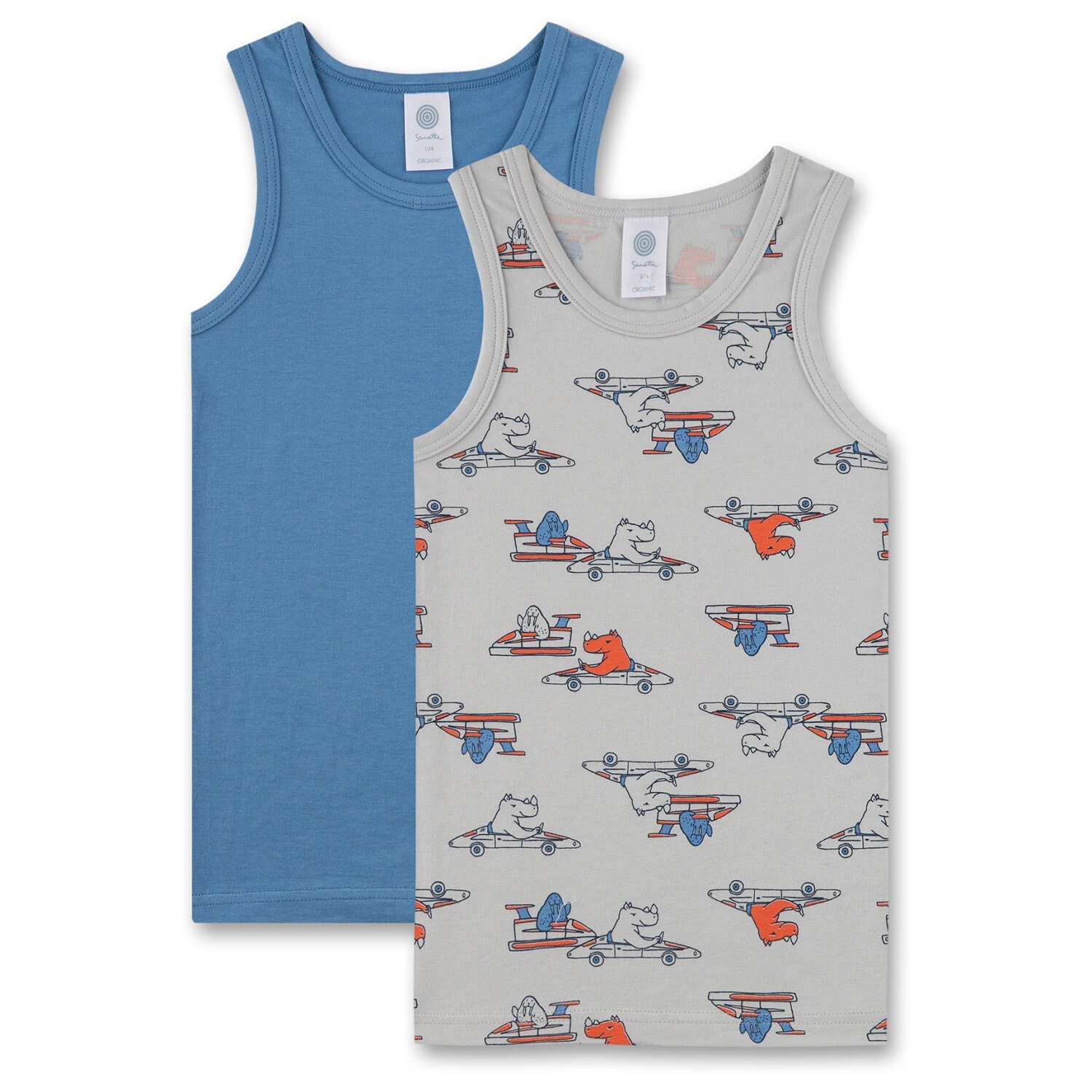 

Футболка Sanetta Kid's Boys Modern Classic Doppelpack Shirt, светло серый