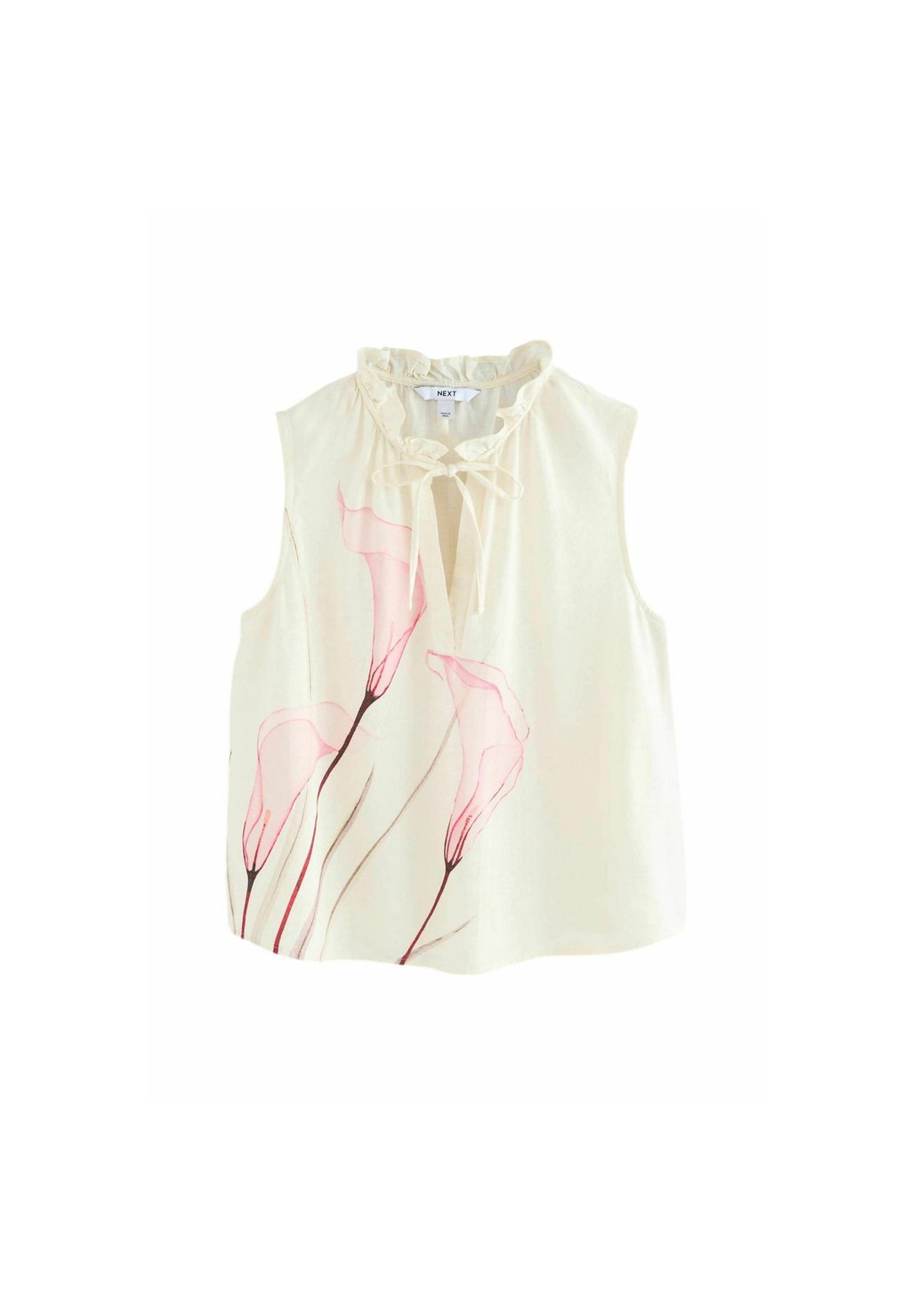 

Топ HALTER TIE NECK SLEEVELESS Next, бежевый