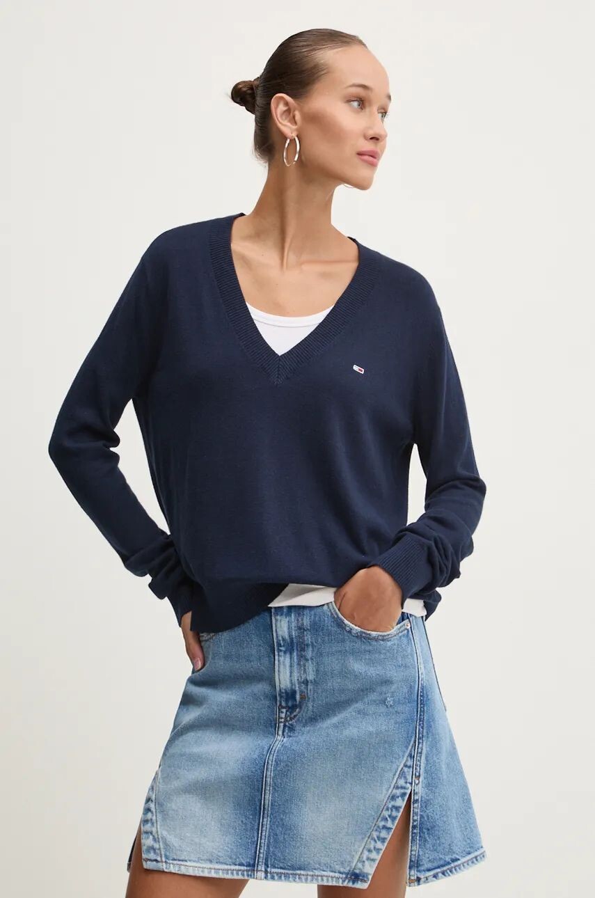 

Свитер Томми Джинс Tommy Jeans, синий