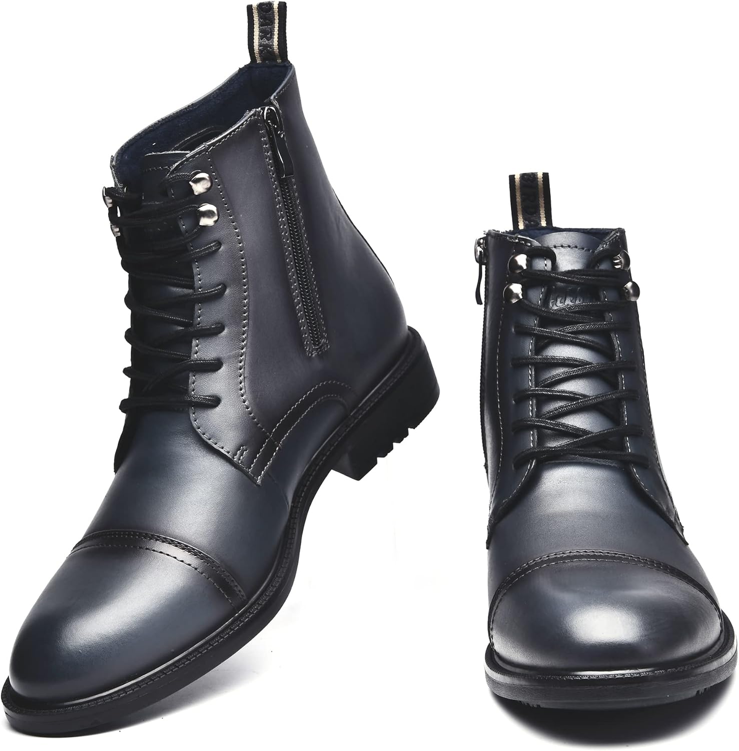 Мужские ботинки Arkbird Chukka из натуральной кожи, классические повседневные ботинки оксфордского стиля, черный — фото 2