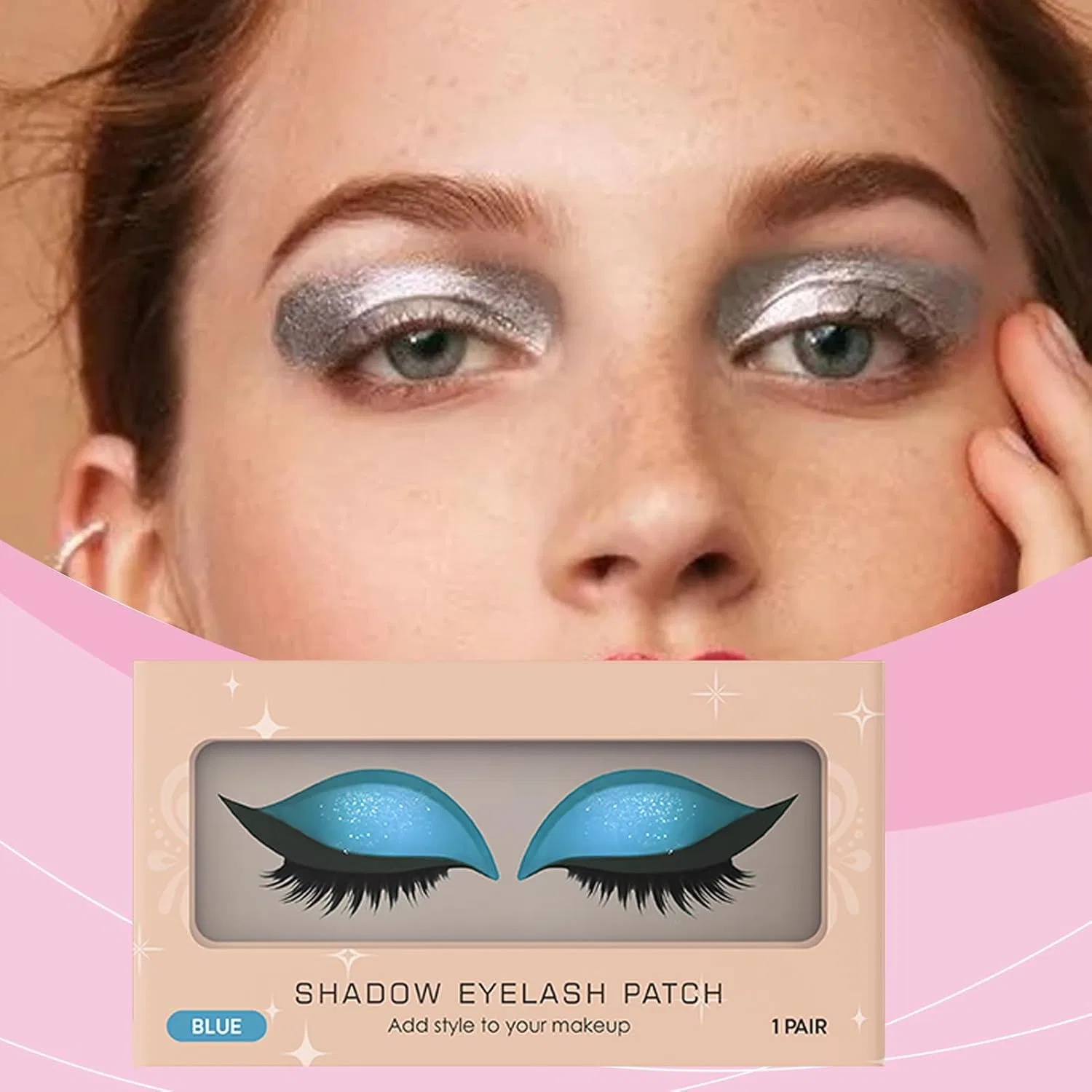 Тени для век стик многоразовые Gvblkq 1 шт синий — фото 2