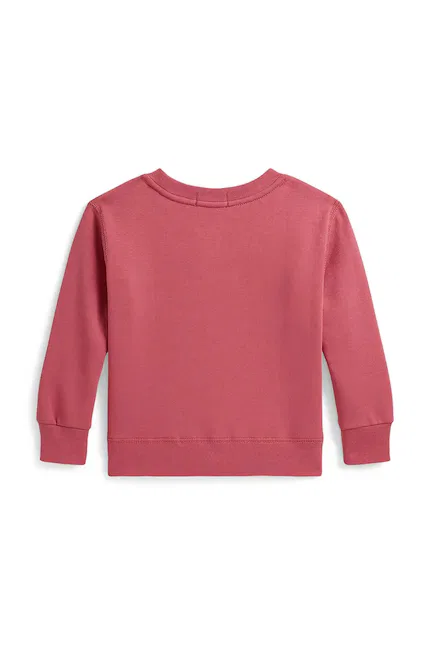 Толстовка детская хлопковая Polo Ralph Lauren, розовый — фото 2