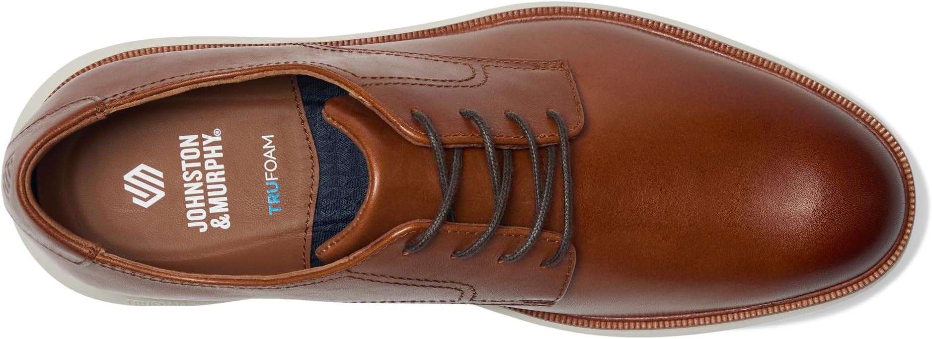 Оксфорды Johnston & Murphy Larkin Plain Toe, цвет Tan Italian Calfskin — фото 2