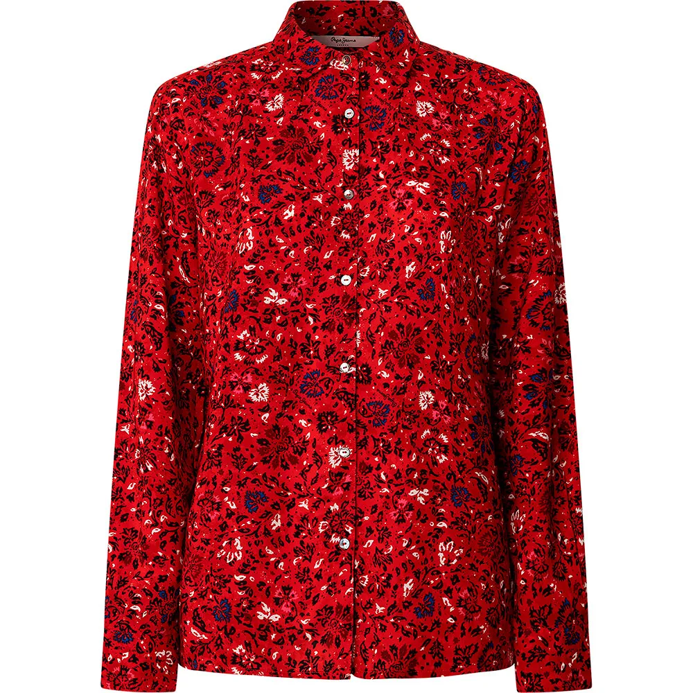 

Рубашка с длинным рукавом Pepe Jeans Carly, красный