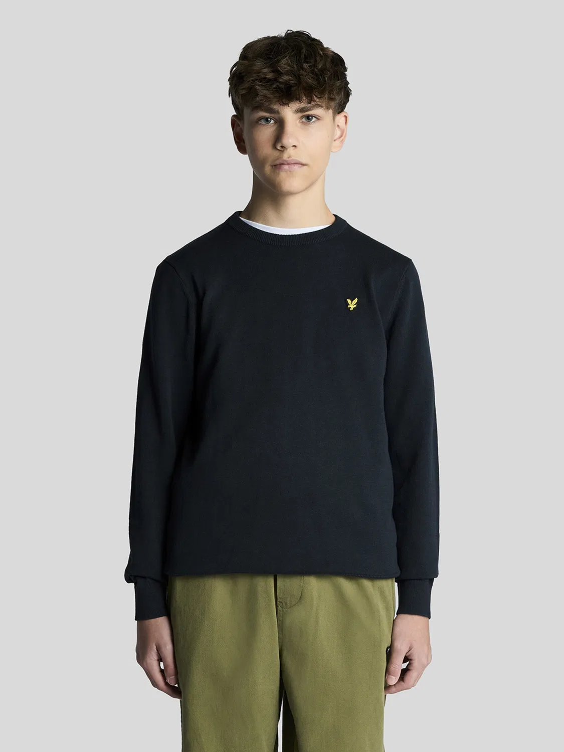 Свитер Lyle & Scott, Navy — фото 2