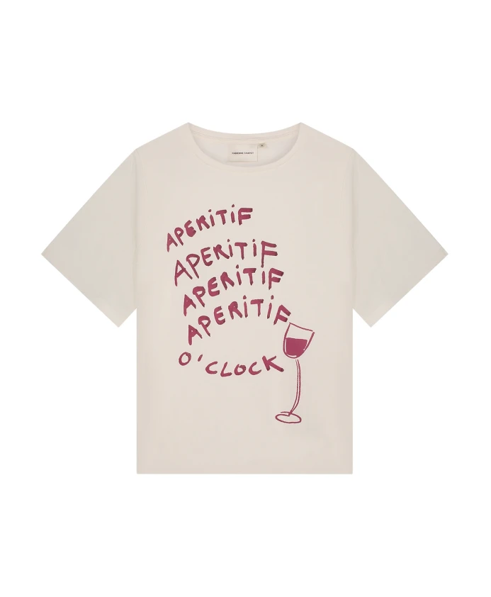 

Футболка с изображением розового вина Fabienne Chapot, белый, Розовый, Футболка с изображением розового вина Fabienne Chapot, белый