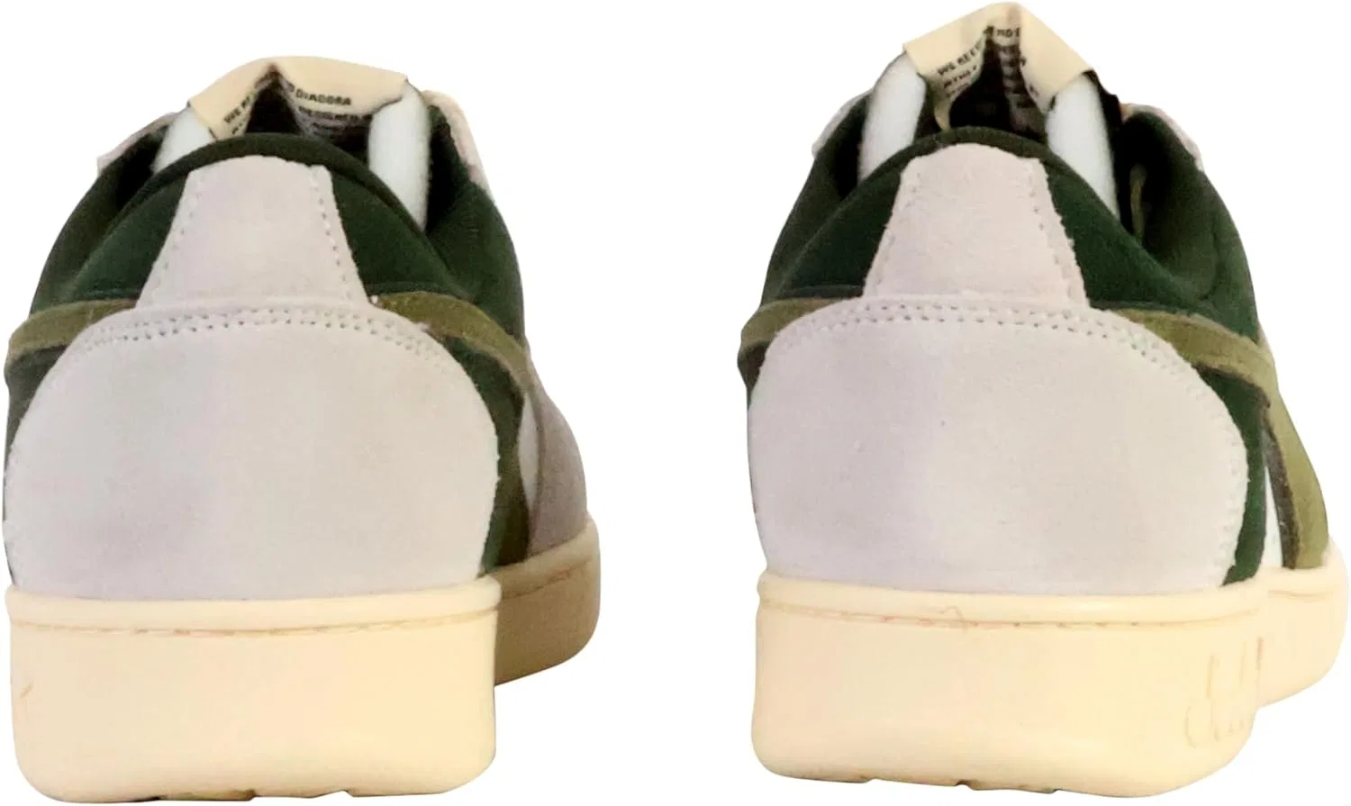 Кроссовки Diadora Unisex Magic Low из замши, D1006 White Kombu Green — фото 4