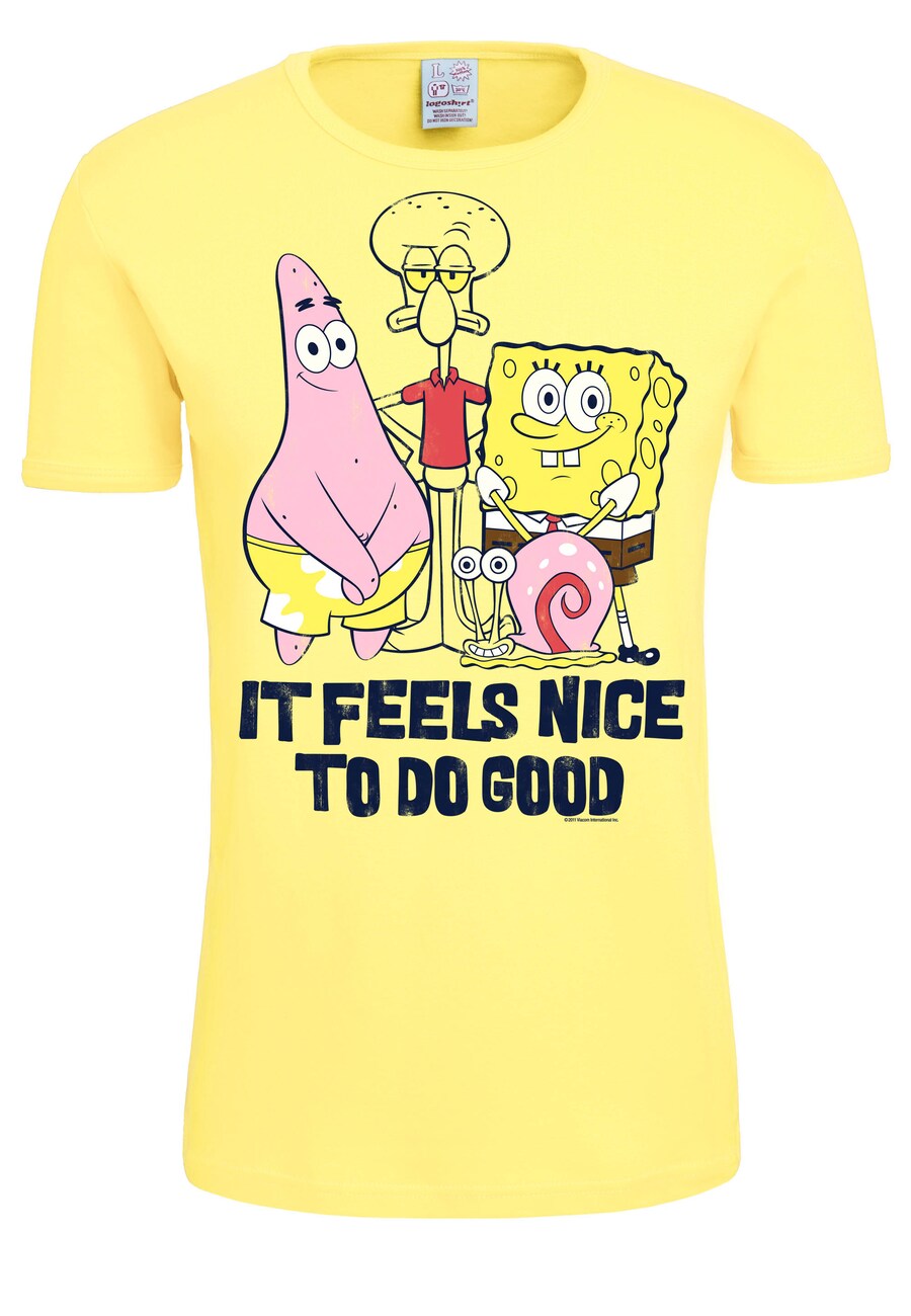 

Рубашка LOGOSHIRT Spongebob - It Feels Nice, желтый