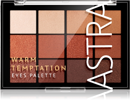 

Палитра теней для век Astra Make-up Palette The Temptation, Warm Temptation 15 g