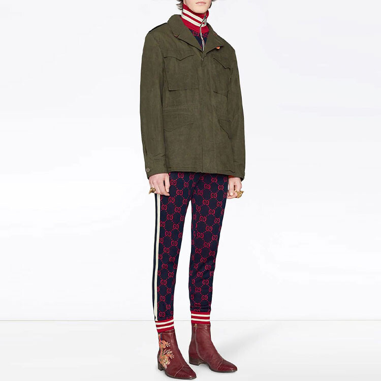 Куртка мужская Gucci, зеленый — фото 4
