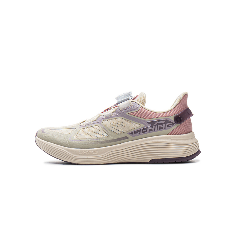 

LINING YOUNG Детские кроссовки Qinyi V2 Breathable Low Top для повседневной носки, дымчато-розовые, для подростков