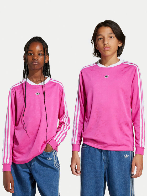 

Блузка loose fit Jaquard JW2845 Adidas, розовый