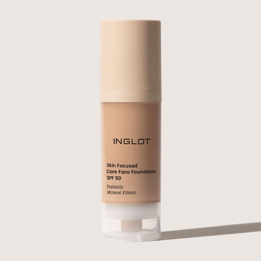 Inglot, Skin Focused Care Foundation Spf 50, Tan Rose 312, 30 мл — фото 4